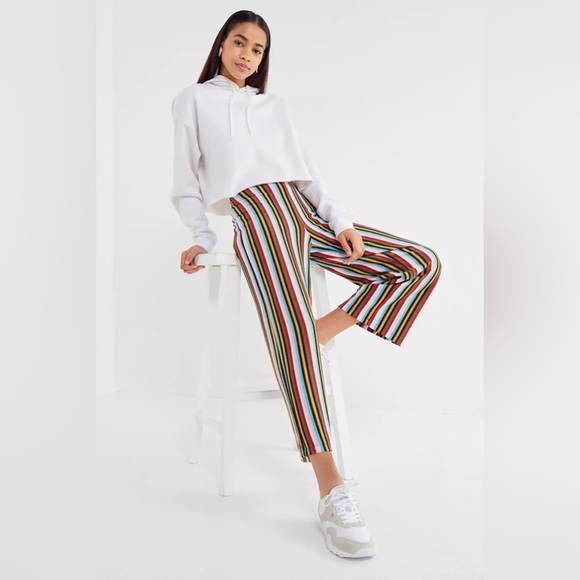 UO Ant Striped Knit Cropped Pant - Picture 3 of 11